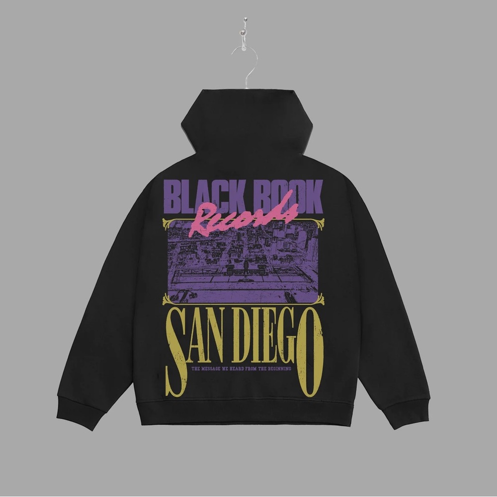 Hoodie - Black Book Records San Diego